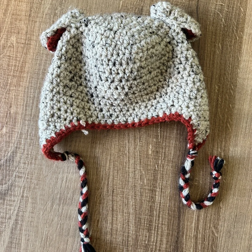 Crochet Dog Winter Hat | Size‎ 6-12m